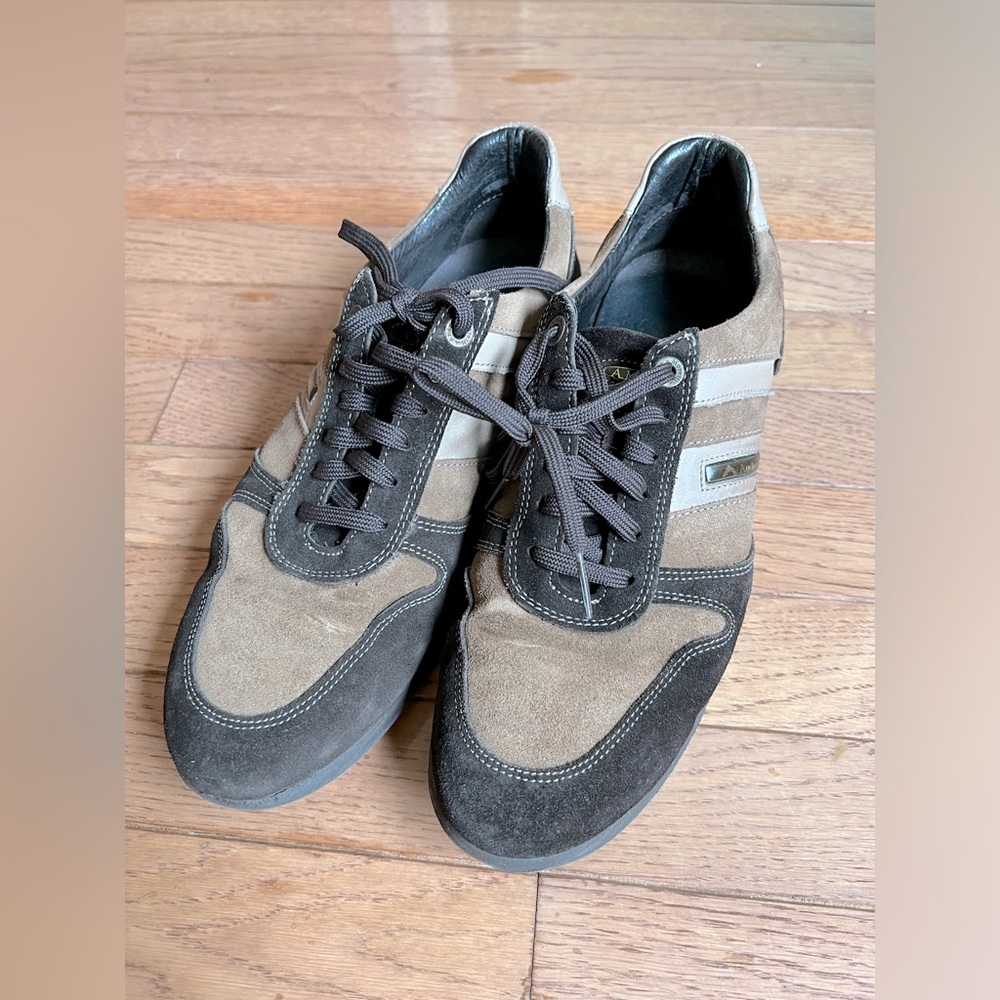 Andrea Morelli Men’s Leather Suede Sneakers
